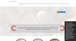 Desktop Screenshot of europaceramiche.com